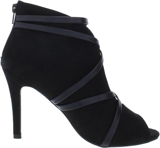 Journee Collection Women's Samara Center Cutout Bootie  Color Black Size 11M