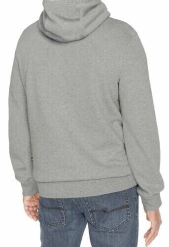 Caterpillar Men's Foundation Logo-Print Hoodie  Color Heather Gray-Niagara Size L
