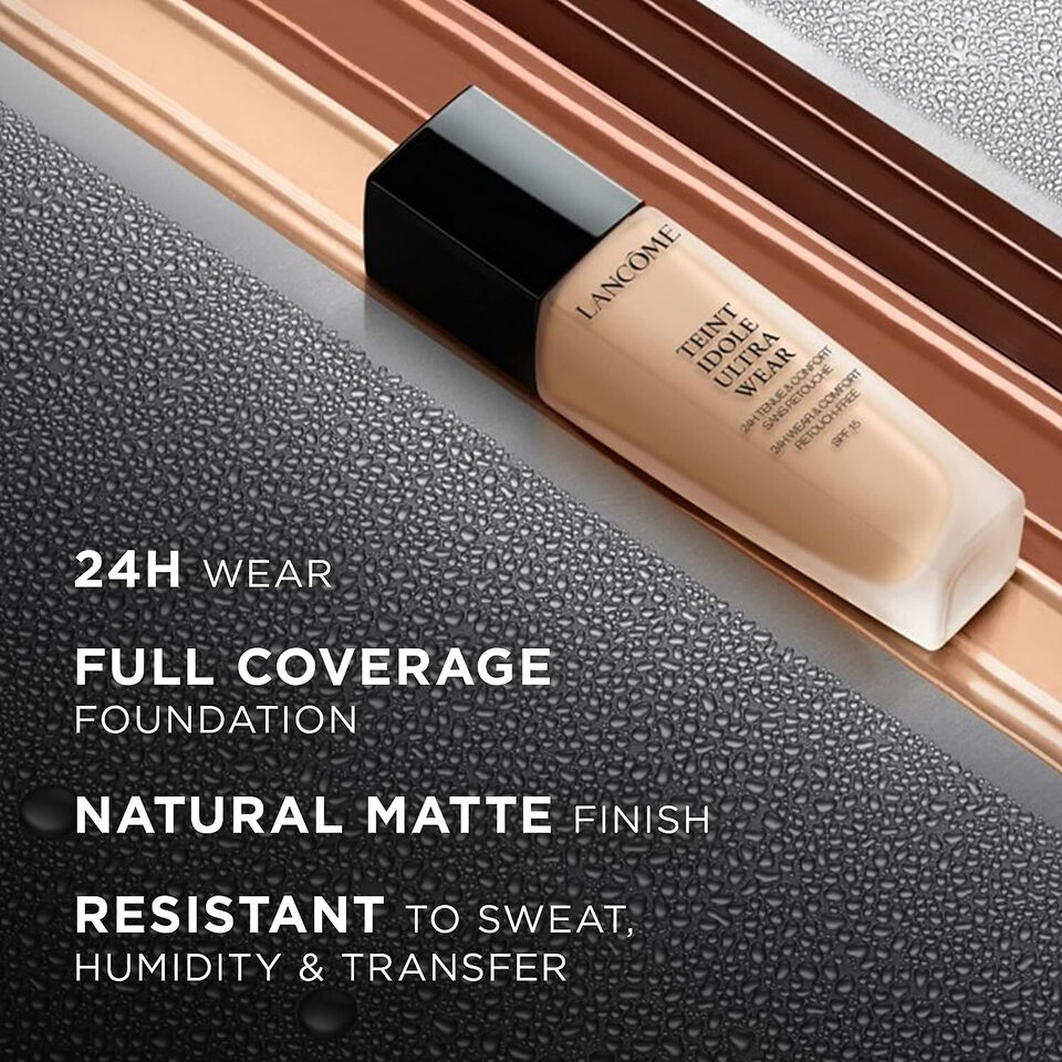 LANCOME  Teint Idole Ultra 24h Makeup 085 Ivoire Neutral, Natural Matte Finish 1oz