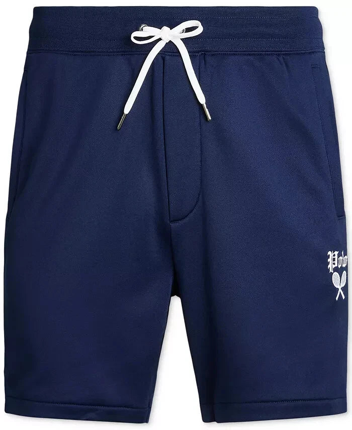 Polo Ralph Lauren Men's Athletic Fleece Shorts  Newport Navy/White Size 2XL