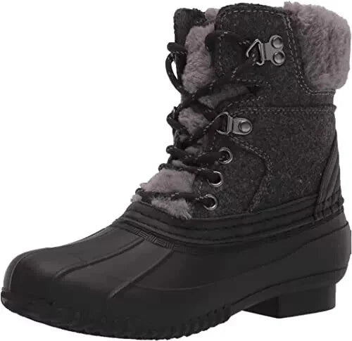Tommy Hilfiger Women's Rainah2 Snow Boots  Gray Size 7