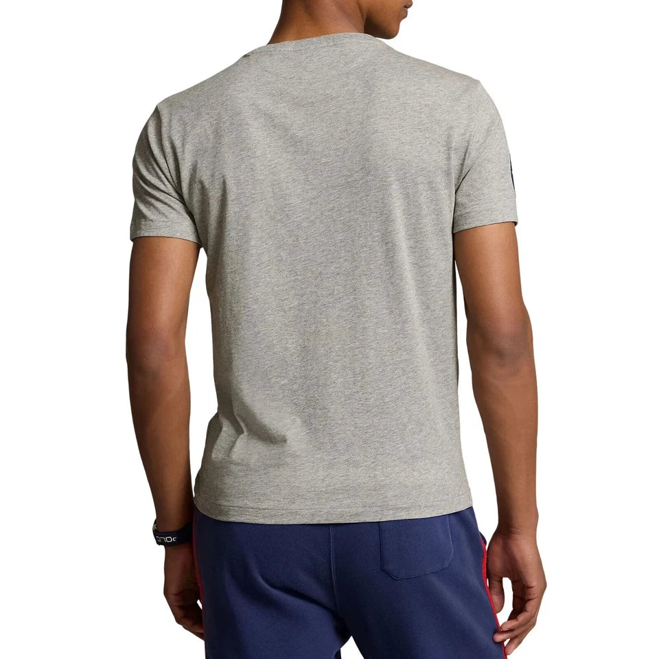 Polo Ralph Lauren Men's Custom Slim-Fit Team USA T-Shirt  Grey Heather Size L