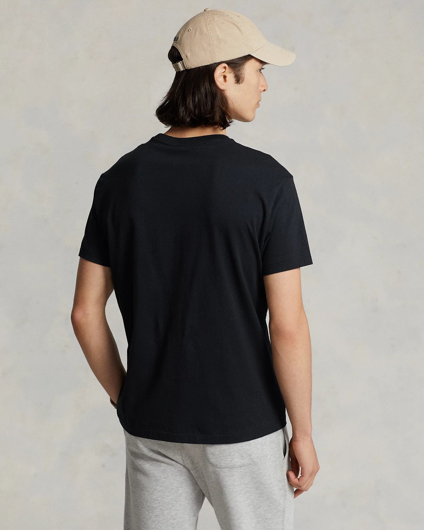 Polo Ralph Lauren Men's Classic Fit Crew-Neck T-Shirt  Color Black Size S