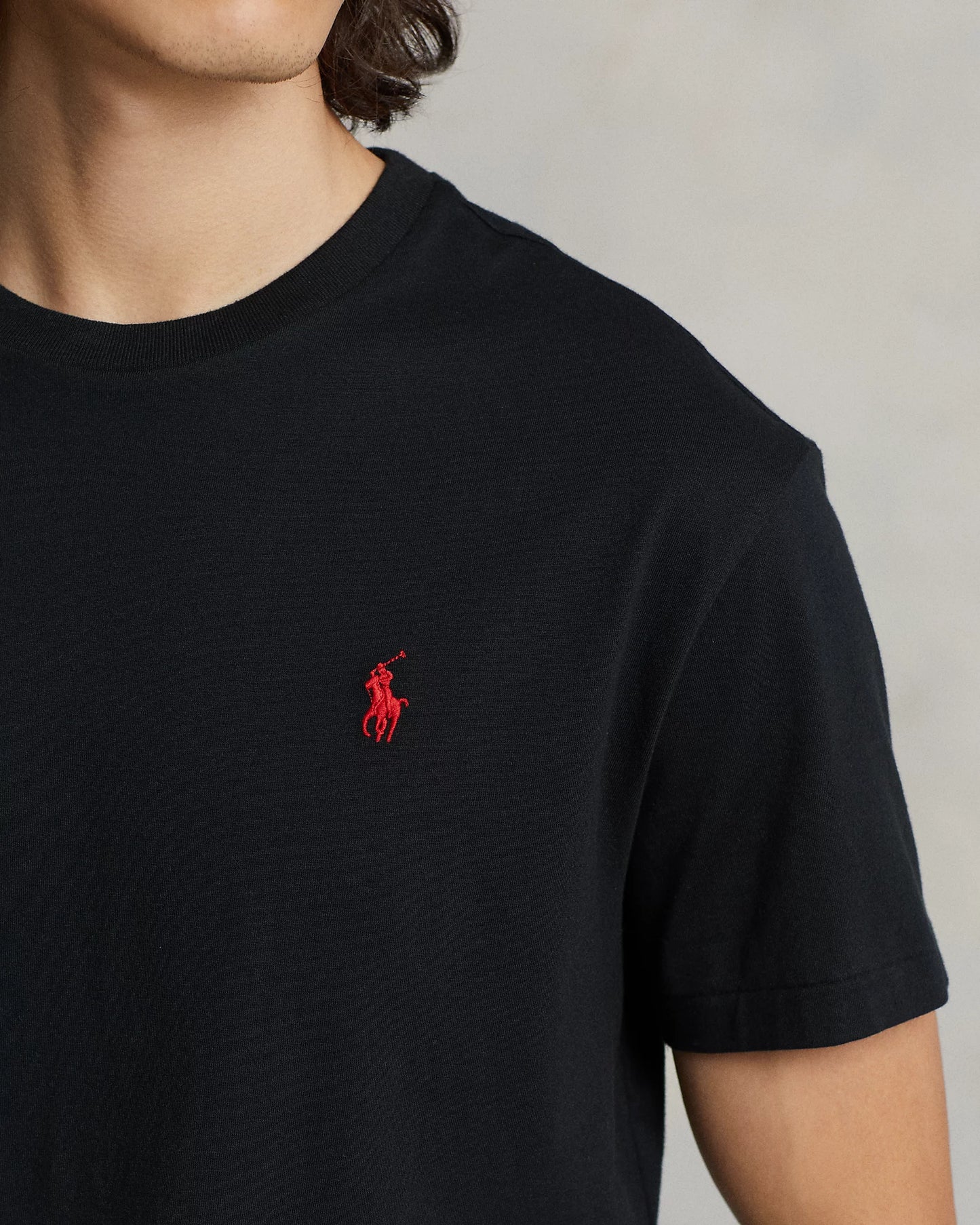 Polo Ralph Lauren Men's Classic Fit Crew-Neck T-Shirt  Color Black Size S