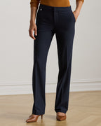 LAUREN RALPH LAUREN Women's Quartilla Straight-Leg Pants  Navy Size 4
