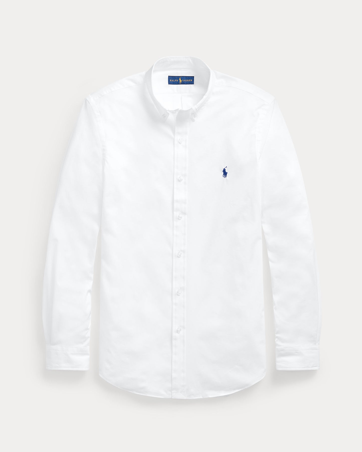 Polo Ralph Lauren Men's Classic Fit Stretch Poplin Shirt  Color White Size L