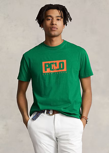 Polo Ralph Lauren Men's Classic Fit Logo Jersey T-Shirt  Preppy Green Size XL (Reticket Tag)