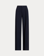 LAUREN RALPH LAUREN Women's Double-Faced Georgette Wide-Leg Pants  Lauren Navy Size 16