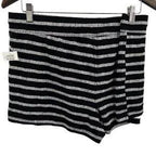 Alfani Women's Lounge Shorts Set  Color Textured Stripe Size 2XL