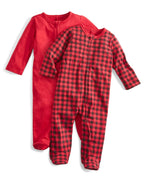 First Impressions Baby Girls/Boys Precious 2-Pc Coverall  Color Cherry Red Size 6-9 months