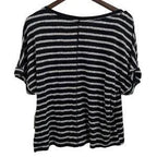 Alfani Women's Lounge Shorts Set  Color Textured Stripe Size 2XL