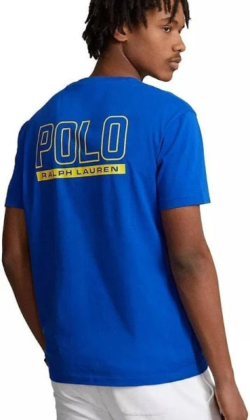 Polo Ralph Lauren Men's Classic-Fit Logo Jersey Crewneck T-Shirt  Color Sapphire Star Size XL