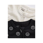 First Impressions Baby Girls & Boys Smiley Splash 2-Pk. Footed Coveralls  Color Deep Black Size 3-6 Months
