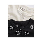 First Impressions Baby Girls & Boys Smiley Splash 2-Pk. Footed Coveralls  Color Deep Black Size Newborn