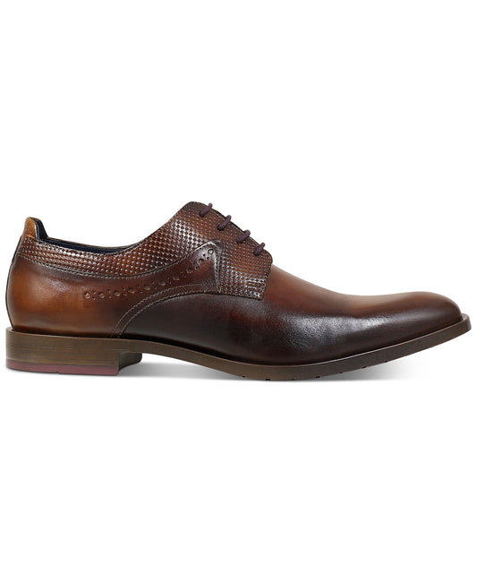 Stacy Adams Men's Robeson Oxfords Dress Shoes  Brown Leather Size 7.5