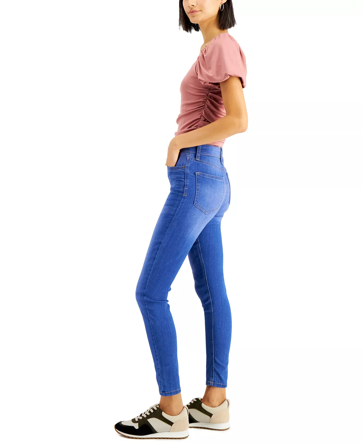 CELEBRITY PINK Juniors' High Rise Skinny Ankle Jeans  Color Blue Lagoon Size 3/26