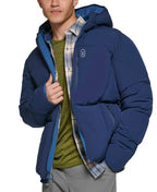 BASS OUTDOOR Men's Glacier Quilted Full-Zip Hiking Jacket  Color Blue Size S