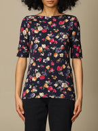 Lauren Ralph Lauren Women's Plus Size Elbow Sleeve Top  French Navy Size 1X