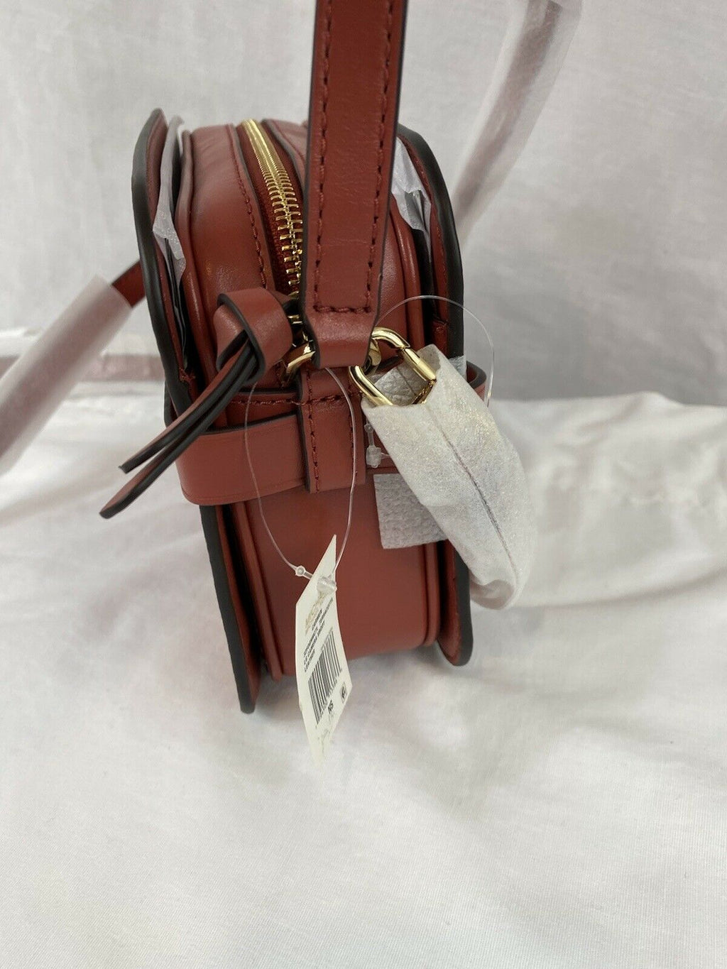 Michael Kors Carmen Camera Saffiano Leather Crossbody Bag  Style 32F0GNMC7L