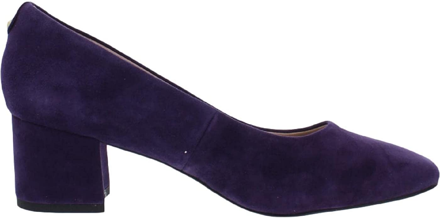 Charter Club Women's Saraa Block-Heel Pumps  Color Plum Suede Size 6M