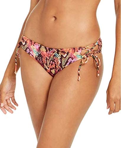 SUNDAZED Reptilia Printed Kylie Tie-Side Bottoms  Python Multi Size S