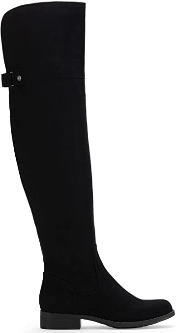 Sun + Stone Womens Allicce Over-The-Knee Boots  Color Black Size 7.5M Wide Calf