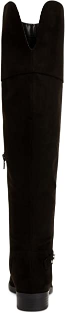 Style & Co. Womens Lessah Wide Calf Faux Suede Over-The-Knee Boots   Color Black Microsuede Size 7.5M WC