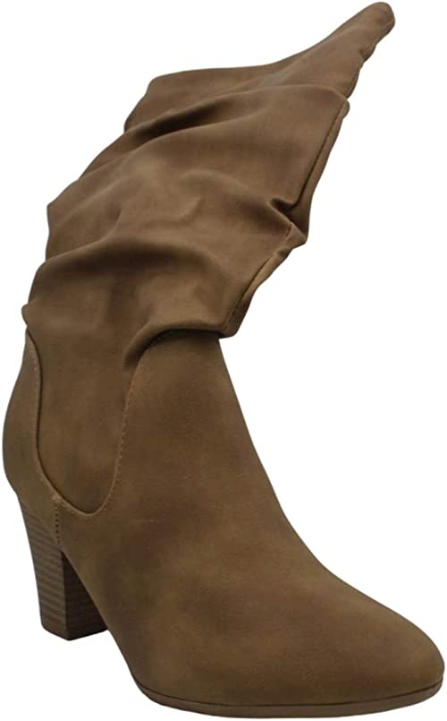 XOXO Womens Strasburg Western Tall Riding Boots  Color Tan Size 9M