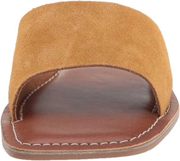 Matisse Beach by Matisse Womens Bali Slide Sandals  Color Saffron Suede Size 8M
