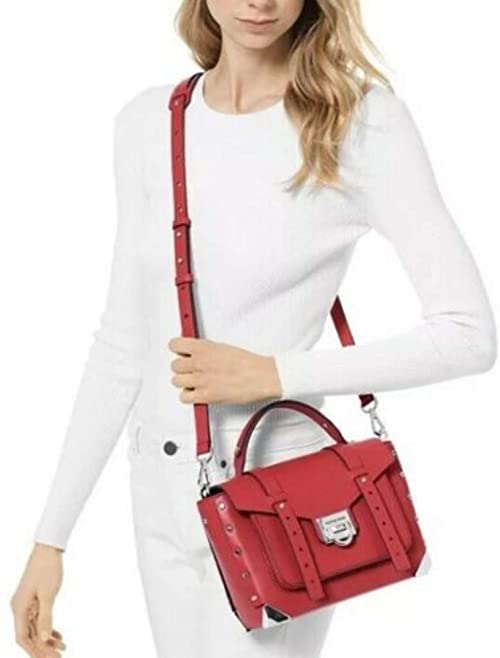 Michael Kors Manhattan Medium Leather Satchel    Style 30T9SNCS6L