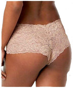 INC International Concepts Women's Lace Boyshort Panty Color Medium Beige Size M