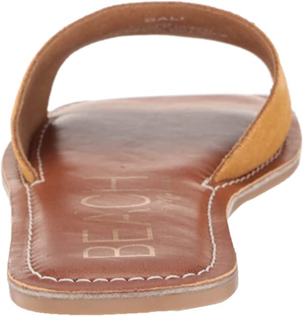 Matisse Beach by Matisse Womens Bali Slide Sandals  Color Saffron Suede Size 8M