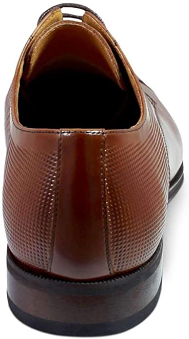 Florsheim Mens Calipa Leather Lace Up Dress Oxfords  Color Scotch Size 10D