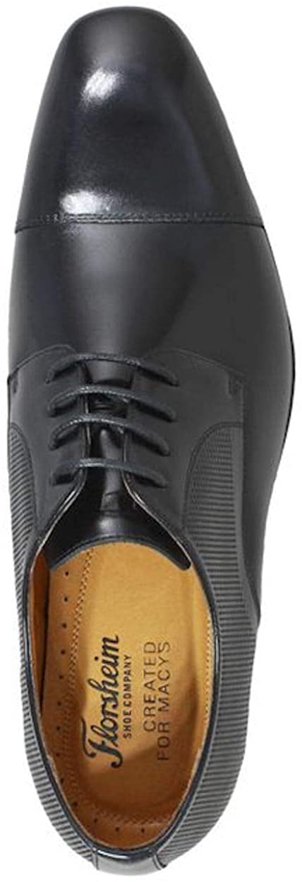 Florsheim Men’s Calipa Leather Lace Up Dress Oxfords  Color Black Size 13M