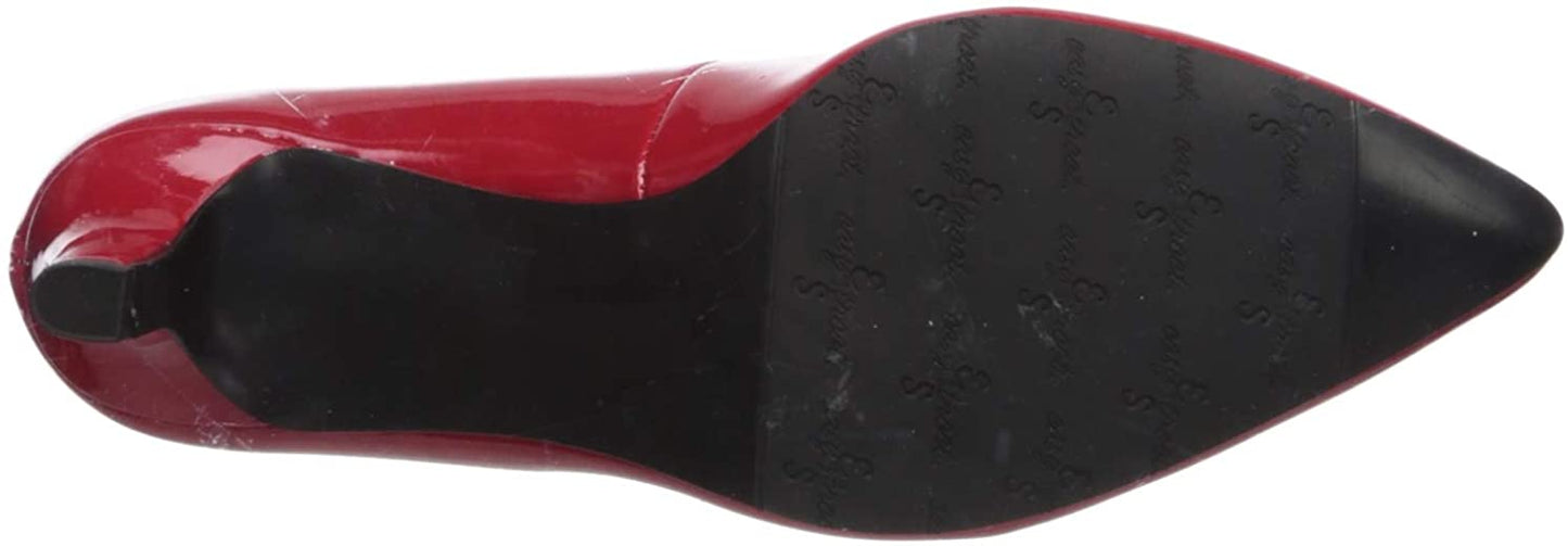 Easy Street Women's Pointe Dress Pumps  Color Red Patent Size 6N
