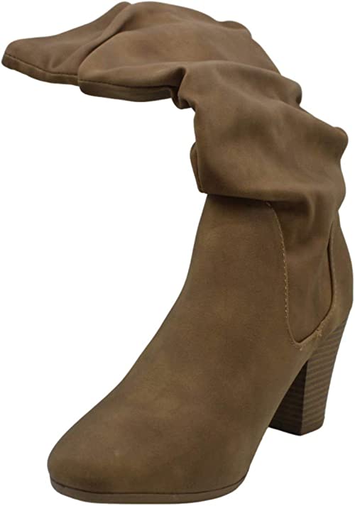 XOXO Womens Strasburg Western Tall Riding Boots  Color Tan Size 9M