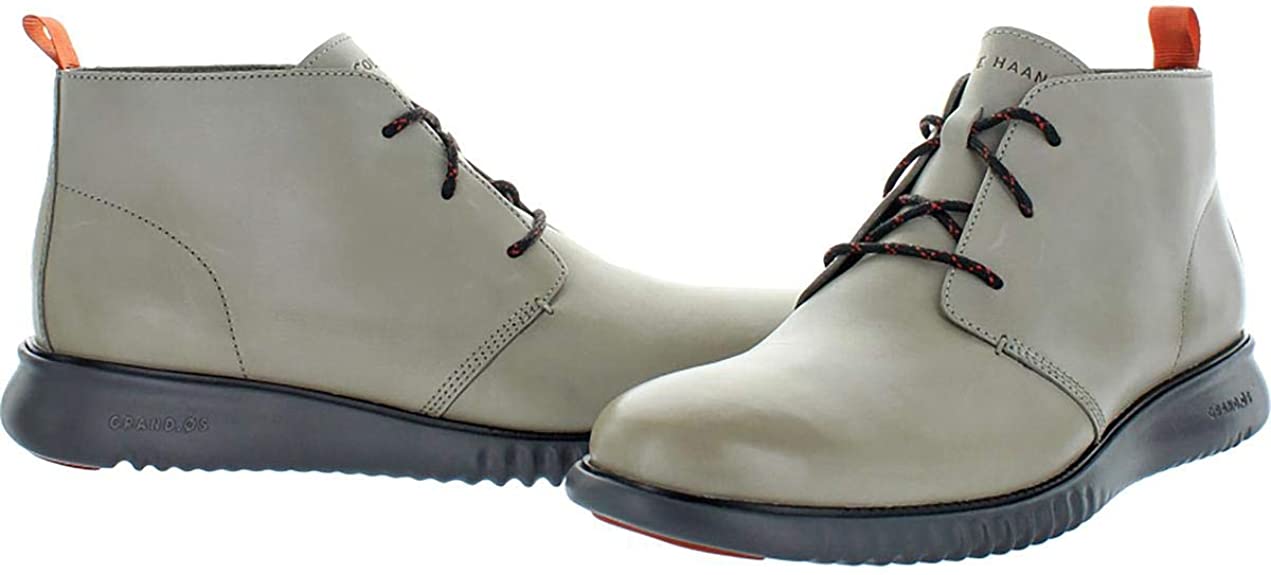 Cole Haan Mens 2 Zerogrand Leather Chukka Boots  Color Gray Size 10.5M