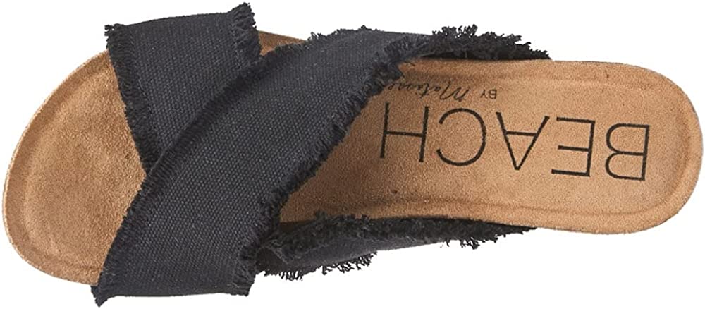 Matisse Beach by Matisse Women's Sea Salt Pumps Sandals  Color Black Fabric Size 5M