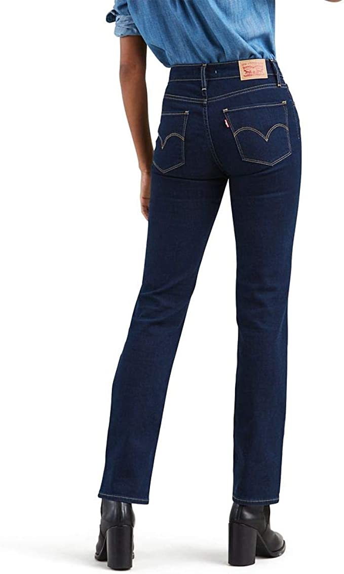 Levi's Women's 724 High Rise Straight Jeans  Color Cast Shadows (Waterless) Size 31