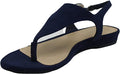 Alfani Women's Hayyden Solid Dressy Thong Sandals  Navy Size 10
