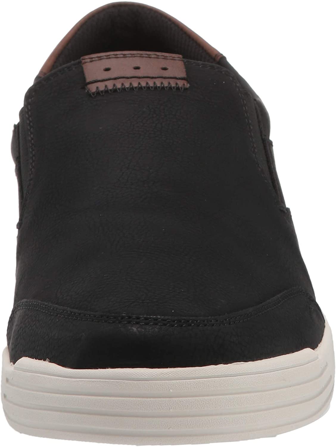 Nunn Bush Men's Kore City Walk Moccasin Toe Sneaker Style Slip on Loafer Shoe  Color: Black Size 10.5W