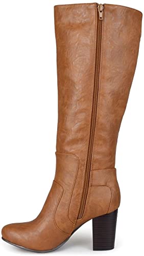 Journee Collection Women's Knee High Boots  Color Tan Size 8.5M