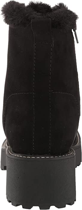 Madden Girl Women's Carra Fashion Boot  Color Black Fabric Fur Size 7.5M