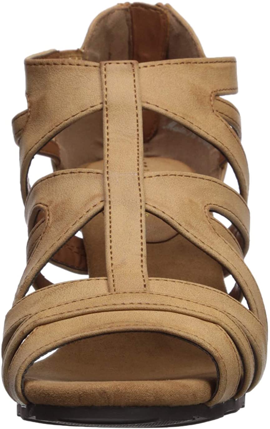 Easy Street Women's Amaze Dress Sandals  Color Cognac Size 11M