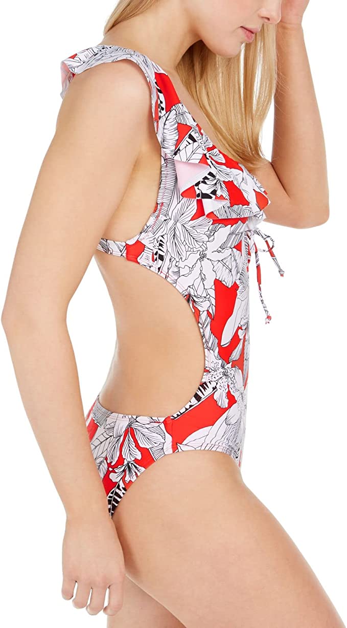 RACHEL Rachel Roy Women's Standard One Piece  Color Red Size M