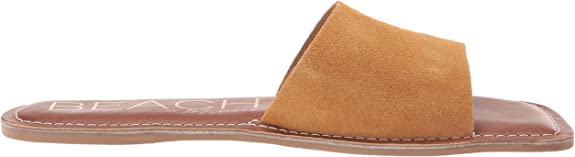 Matisse Beach by Matisse Womens Bali Slide Sandals  Color Saffron Suede Size 8M