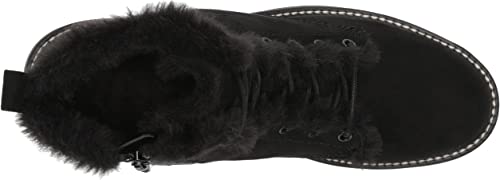 Madden Girl Women's Carra Fashion Boot  Color Black Fabric Fur Size 7.5M