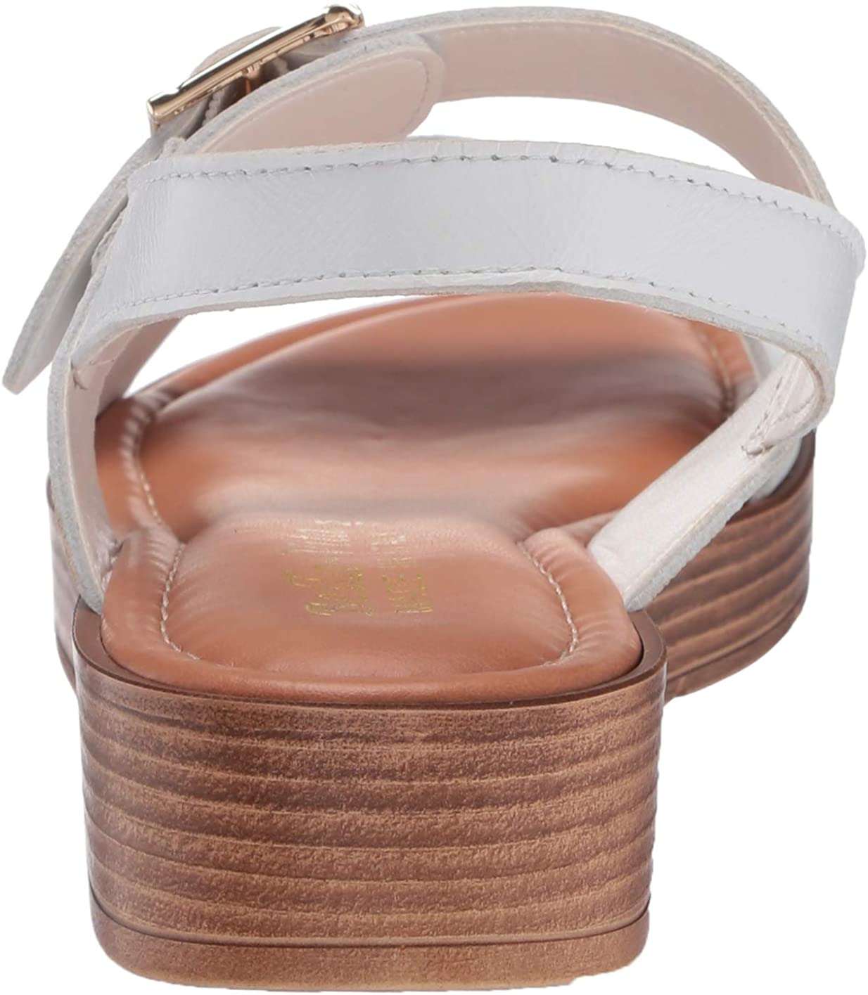 Bella Vita Women's Tay-Italy Wedge Sandal  Color White Leather Size 6.5WW