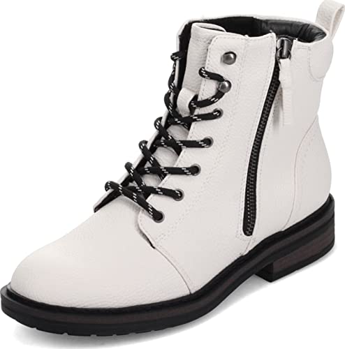 Baretraps Women's AMYSUE Platform Boots  Color Cream Size 8M