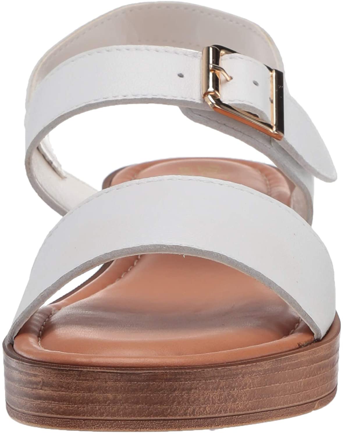 Bella Vita Women's Tay-Italy Wedge Sandal  Color White Leather Size 6.5WW